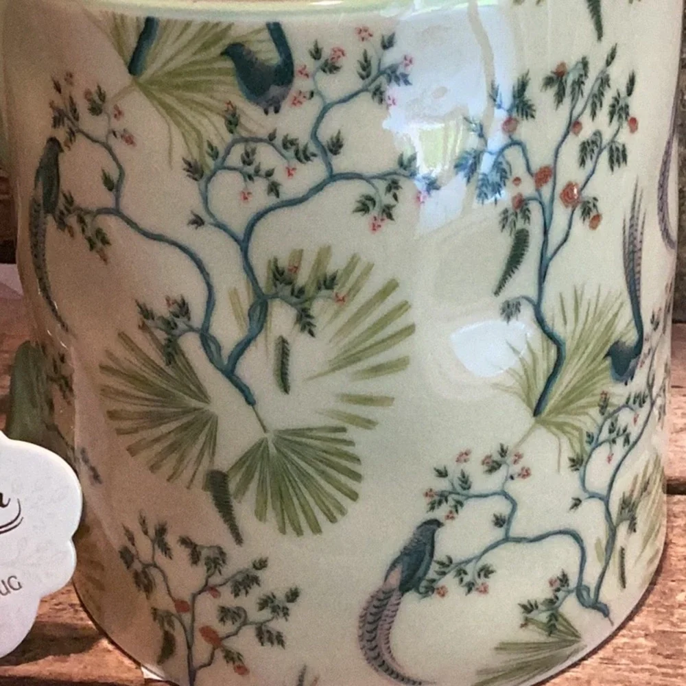 Bird and Floral Mug
